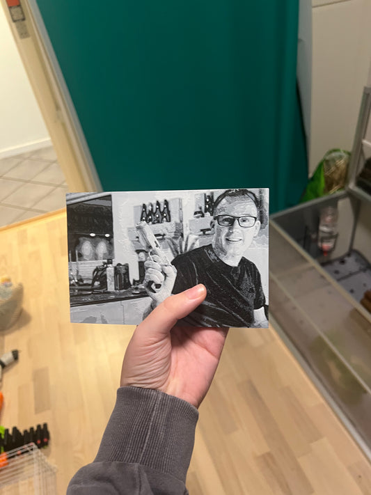 3d printet custom billede